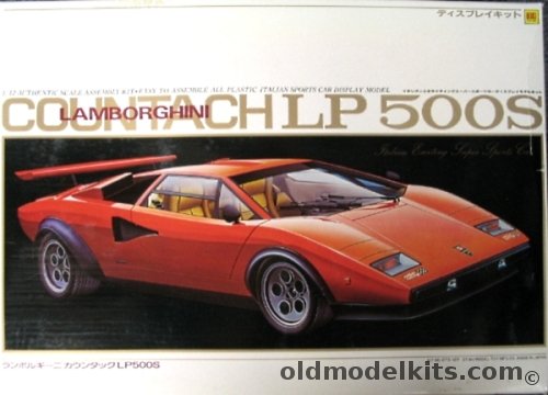 Otaki 1/12 Lamborghini Countach LP 500S, OT3-107 plastic model kit